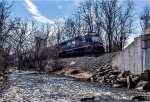 NS 6320 blowing for the Georgetown Road grade crossing